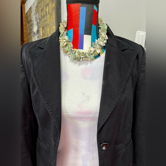 Abalone & Wired Chocker Necklace - Picture 5 of 7